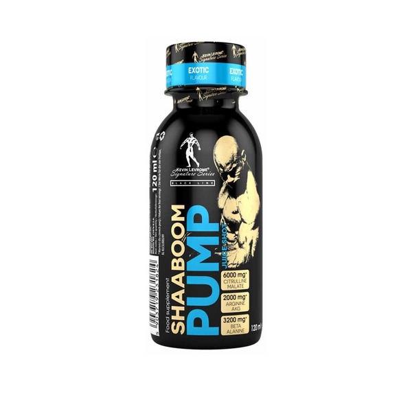Предтренировочный комплекс Kevin Levrone Shaaboom Pump Juice Shot, 120 мл. Фото 4