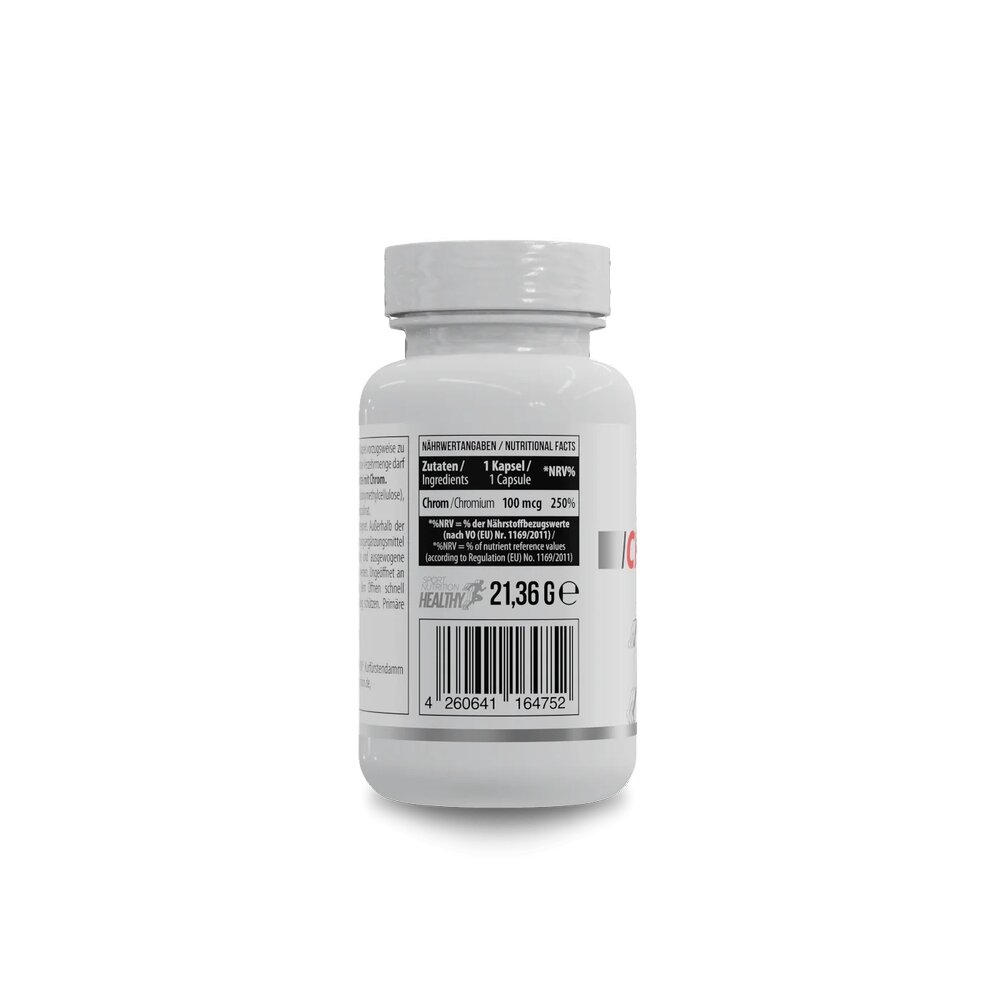Витамины и минералы Healthy Chromium Picolinate, 60 капсул. Фото 3