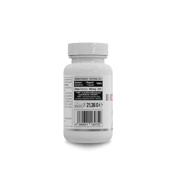 Витамины и минералы Healthy Chromium Picolinate, 60 капсул. Фото 3
