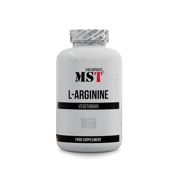 Аминокислота MST Nutrition L-Arginine 240 капсул