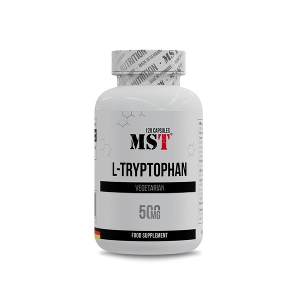 Аминокислота MST Nutrition L-Tryptophan 500 mg, 120 капсул