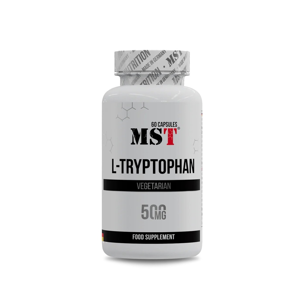 Амінокислота MST Nutrition L-Tryptophan 500 mg, 60 капсул