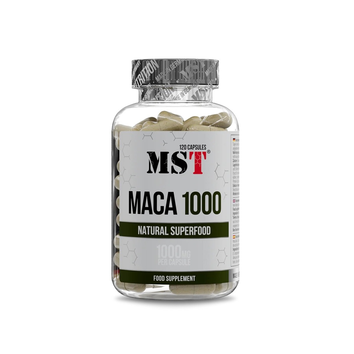 Натуральная добавка MST Nutrition Maca, 120 капсул