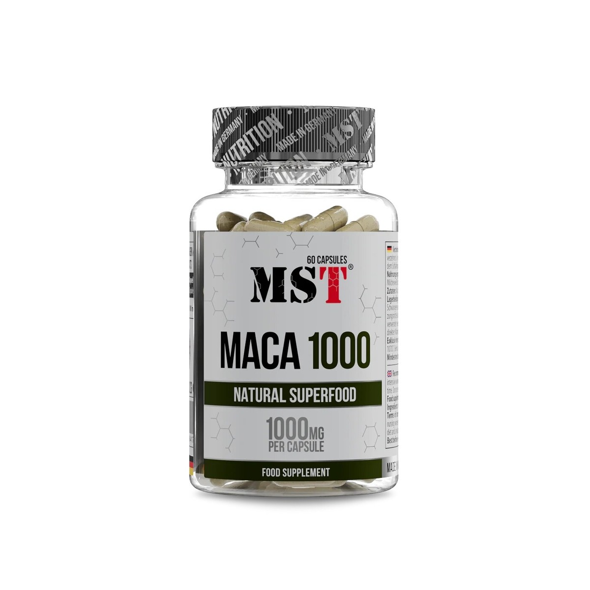 Натуральная добавка MST Nutrition Maca, 60 капсул