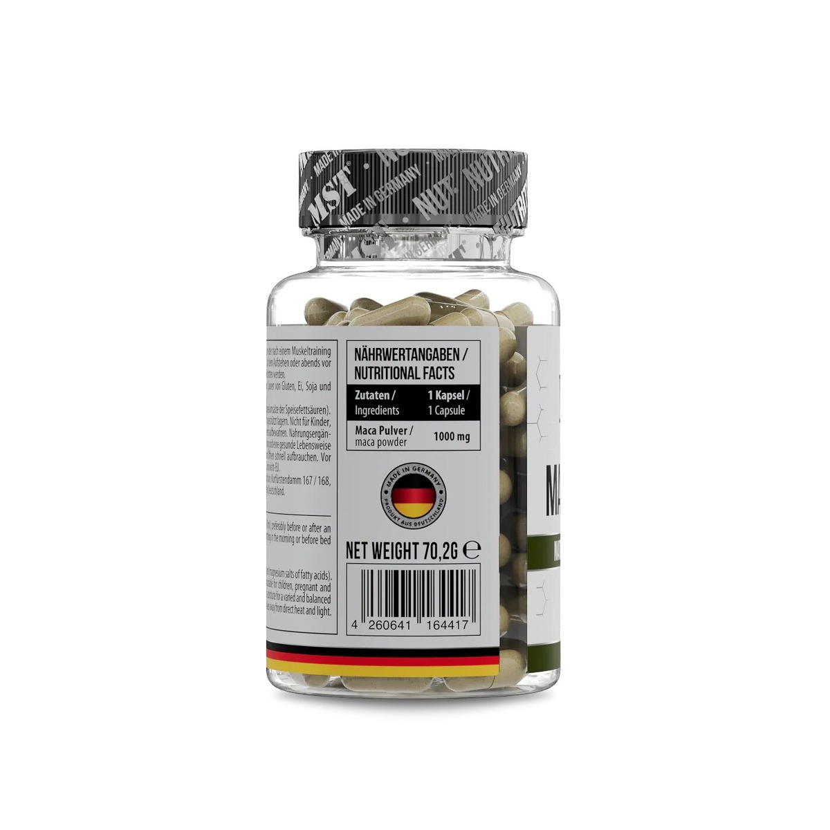 Натуральная добавка MST Nutrition Maca, 60 капсул. Фото 2