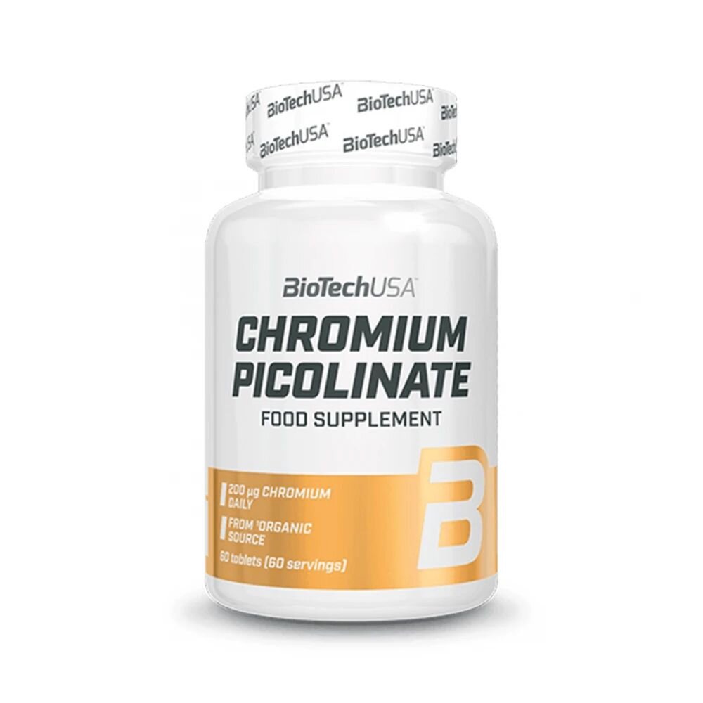Вітаміни та мінерали BioTech Chromium Picolinate, 60 таблеток