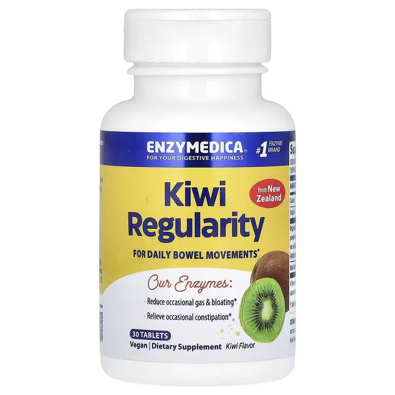 Натуральна добавка Enzymedica Kiwi Regularity, 30 таблеток